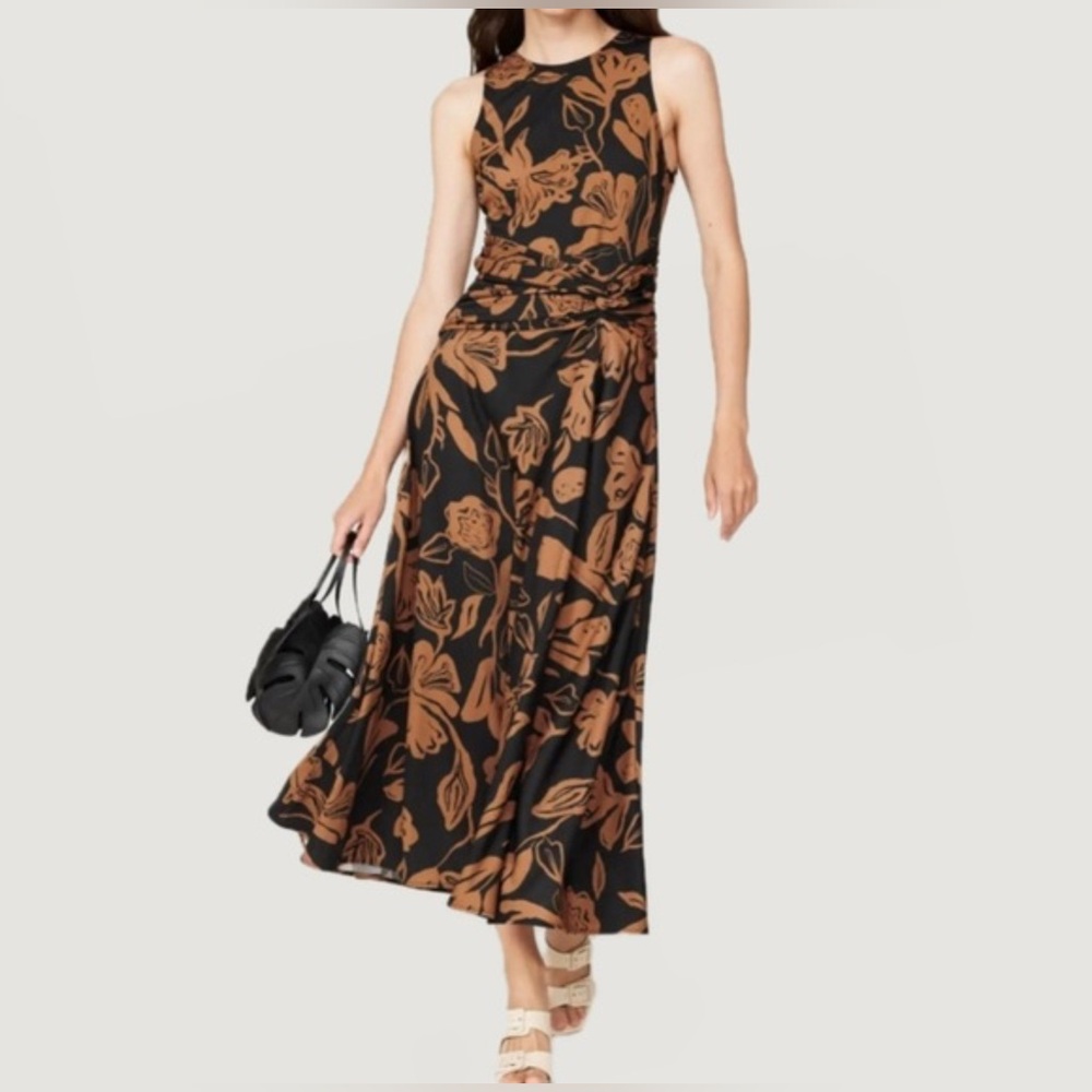 Tanya Taylor “Christine” Floral‎ Midi Dress
